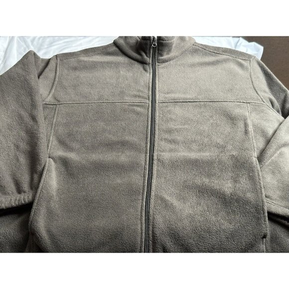 Bass Pro Fleece Jacket XL Full Zip Sweatshirt Inner Drawstring Camping Casual - Picture 3 of 8